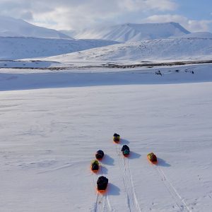 Spitsbergen winter - nunatak